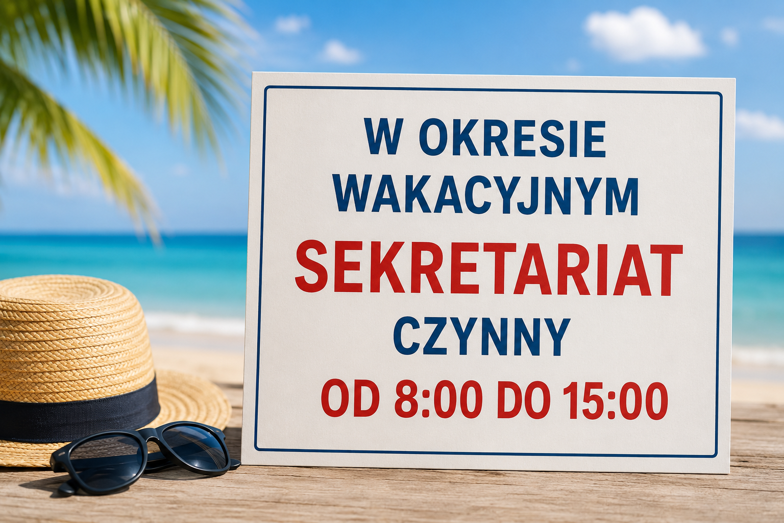Praca sekretariatu w okresie wakacyjnym